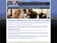 Tablet Screenshot of mvp-haircuts.com